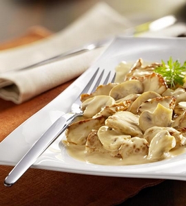 émincé de porc sauce champignons